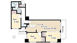 KDX泉レジデンス 3LDKの間取図画像