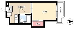 CASANOAH名東 1DKの間取図画像
