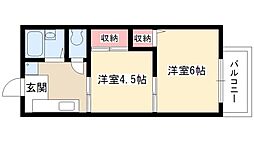 ハイツ月 2階/-