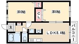 平和第2マンション 4階/-