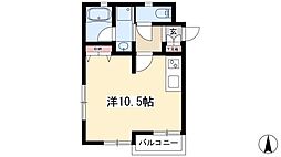 イーストウッドパレス ワンルームの間取図画像