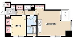 グランアベニュー栄 1DKの間取図画像
