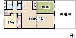 ドミール東山 2LDKの間取図画像