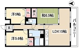シティ・ライフグランヴィーネ星ケ丘A棟 3LDKの間取図画像