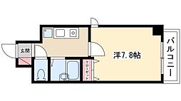 クレストステージアスカ 1Kの間取図画像