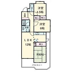 ヴェルビュ一社 4階