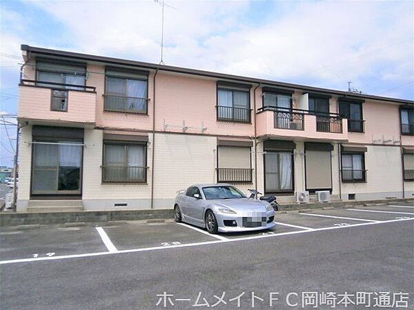 愛知県岡崎市矢作町字小河原(賃貸アパート2DK・2階・41.55㎡)の写真 その1