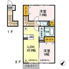 物件の間取り