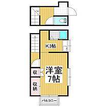 サンフレンド  ｜ 長野県松本市大字原（賃貸アパート1DK・2階・21.50㎡） その2