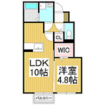 ハーモニーヒルズ  ｜ 長野県松本市大字原（賃貸アパート1LDK・1階・38.65㎡） その2