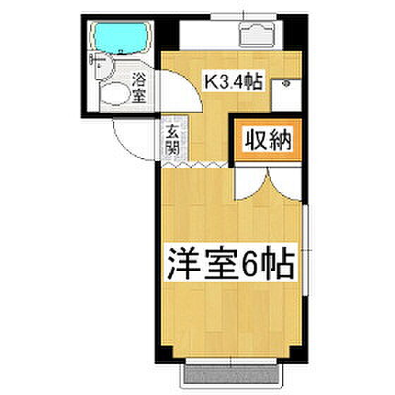 アメニティミネムラ ｜長野県松本市蟻ケ崎4丁目(賃貸マンション1K・2階・20.00㎡)の写真 その2