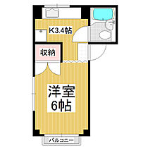 アメニティミネムラ  ｜ 長野県松本市蟻ケ崎4丁目（賃貸マンション1K・3階・20.00㎡） その2