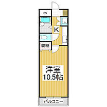 メゾン白板  ｜ 長野県松本市白板1丁目（賃貸マンション1K・3階・28.05㎡） その2