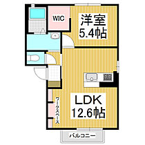 サンハイツ新井A  ｜ 長野県松本市大字里山辺（賃貸アパート1LDK・1階・42.72㎡） その2