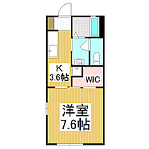 ヴィラ・エトワール　Ｂ棟  ｜ 長野県松本市横田2丁目（賃貸アパート1K・1階・28.40㎡） その2