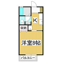 ルミエール　Ａ棟  ｜ 長野県松本市沢村3丁目（賃貸アパート1K・2階・26.71㎡） その2