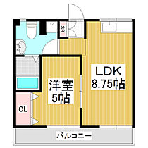 イースト  ｜ 長野県松本市大字惣社（賃貸アパート1LDK・1階・34.02㎡） その2