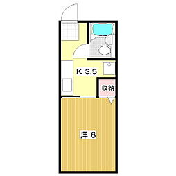 間取図画像 1K