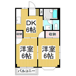 間取図画像 2DK