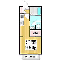 ディアス巾下B  ｜ 長野県松本市大字笹賀（賃貸アパート1R・1階・26.46㎡） その2