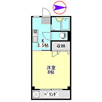 コーポ810II 202 ｜ 岐阜県岐阜市木田（賃貸マンション1K・2階・25.92㎡） その2