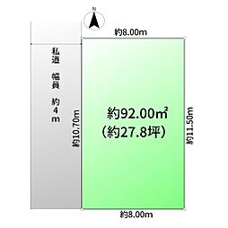 売地 吉川市中野
