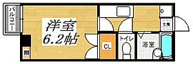 リファレンス北九大前（家電付き） 203 ｜ 福岡県北九州市小倉南区北方2丁目25-19（賃貸マンション1K・2階・19.07㎡） その2