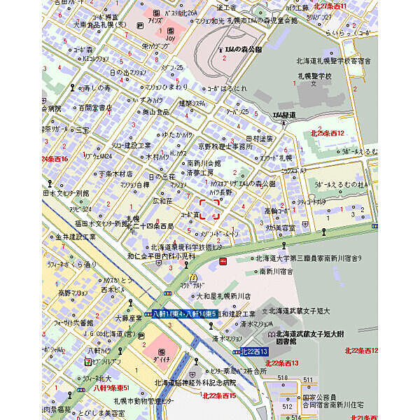 パステル北24B 00105｜北海道札幌市北区北二十四条西１４丁目(賃貸アパート1K・2階・20.00㎡)の写真 その4