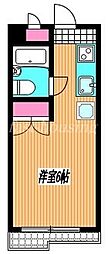石井ビルスカイハイツ吉祥寺 ワンルームの間取図画像