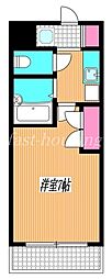 Hoshi第一マンション 1Kの間取図画像