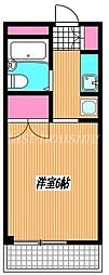 セントラルマンション武蔵野 1Kの間取図画像