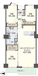間取図画像 3LDK