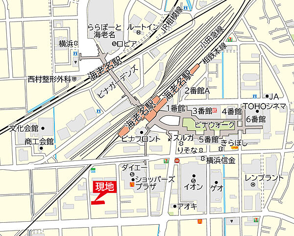 地図を拡大表示