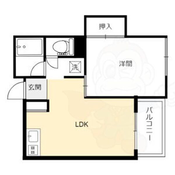 シティメイツKODEKI ｜愛知県名古屋市東区古出来１丁目(賃貸マンション1LDK・4階・34.93㎡)の写真 その2