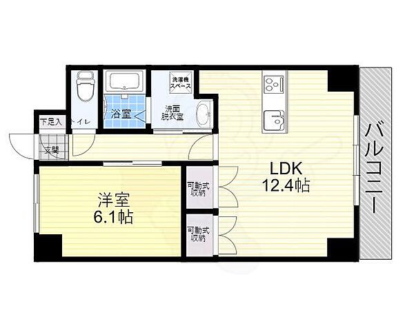 コンソラトゥール ｜愛知県名古屋市瑞穂区姫宮町２丁目(賃貸マンション1LDK・7階・44.01㎡)の写真 その2