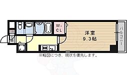 名古屋市営桜通線 桜山駅 徒歩5分の賃貸マンション 2階1Kの間取り