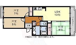 Verdure八事 1階3LDKの間取り