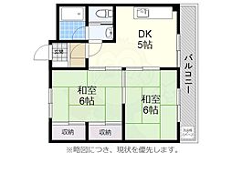 シャンドールホワイト中駒 3階/-