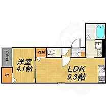 LECOCON天白  ｜ 愛知県名古屋市天白区植田西１丁目501番（賃貸アパート1LDK・3階・33.69㎡） その2