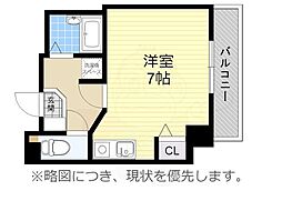 グレイス吹上 ワンルームの間取図画像