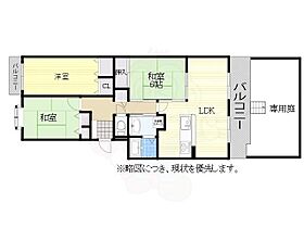 ユーハウス表台  ｜ 愛知県名古屋市天白区表台2番1号（賃貸マンション3LDK・1階・72.07㎡） その2