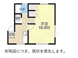 伊藤ビル 3階1Kの間取り