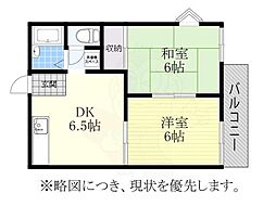 タウニーボリー 2階/-