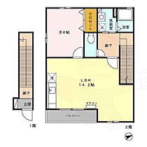 クオーレ島田  ｜ 愛知県名古屋市天白区島田３丁目914番（賃貸アパート1LDK・2階・52.02㎡） その2