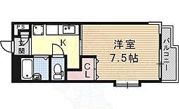 ベル・グランデ・川名 3階1Kの間取り