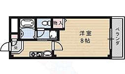 四季 1階1Kの間取り