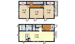 ドルチェヴィータマルヤ 2階3LDKの間取り