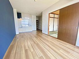 名古屋市営桜通線 徳重駅 徒歩25分の賃貸マンション 3階2LDKのリビング/ダイニング