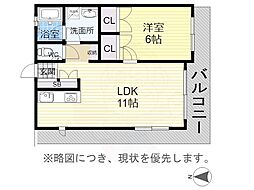 STAGE-21 1LDKの間取図画像
