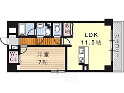 名古屋市営桜通線 今池駅 徒歩5分の賃貸マンション 2階1LDKの間取り